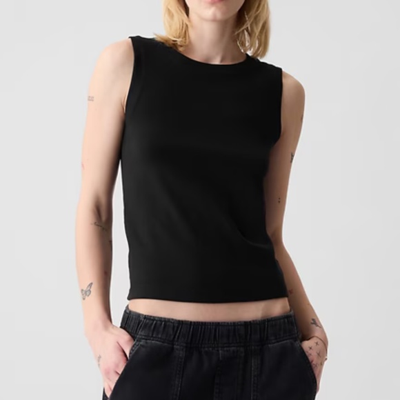 Modern Shell Tank Top Gap Black - Picture 1 of 5